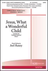 Jesus, What a Wonderful Child SATB choral sheet music cover